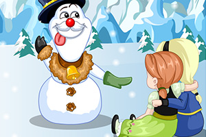 冰雪姐妹堆雪人简介_休闲_云端小游戏